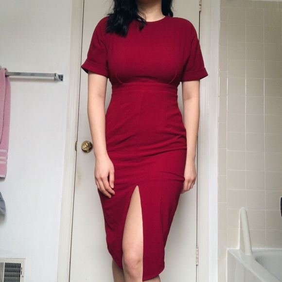 Royal Red Dress - Picture 3 of 5